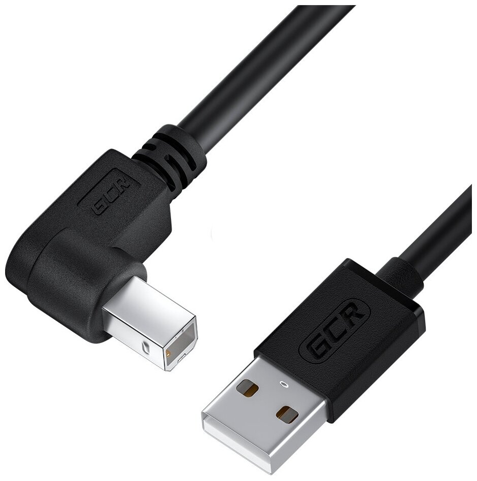 Аксессуар GCR USB 2.0 AM - BM 0.5m Black GCR-52930