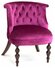 Кресло Бархат (темный тон / 26 - темно-розовый)