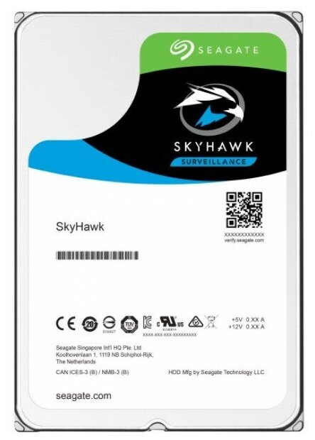 Жесткий диск Seagate Skyhawk ST4000VX013 4ТБ HDD SATA III 35