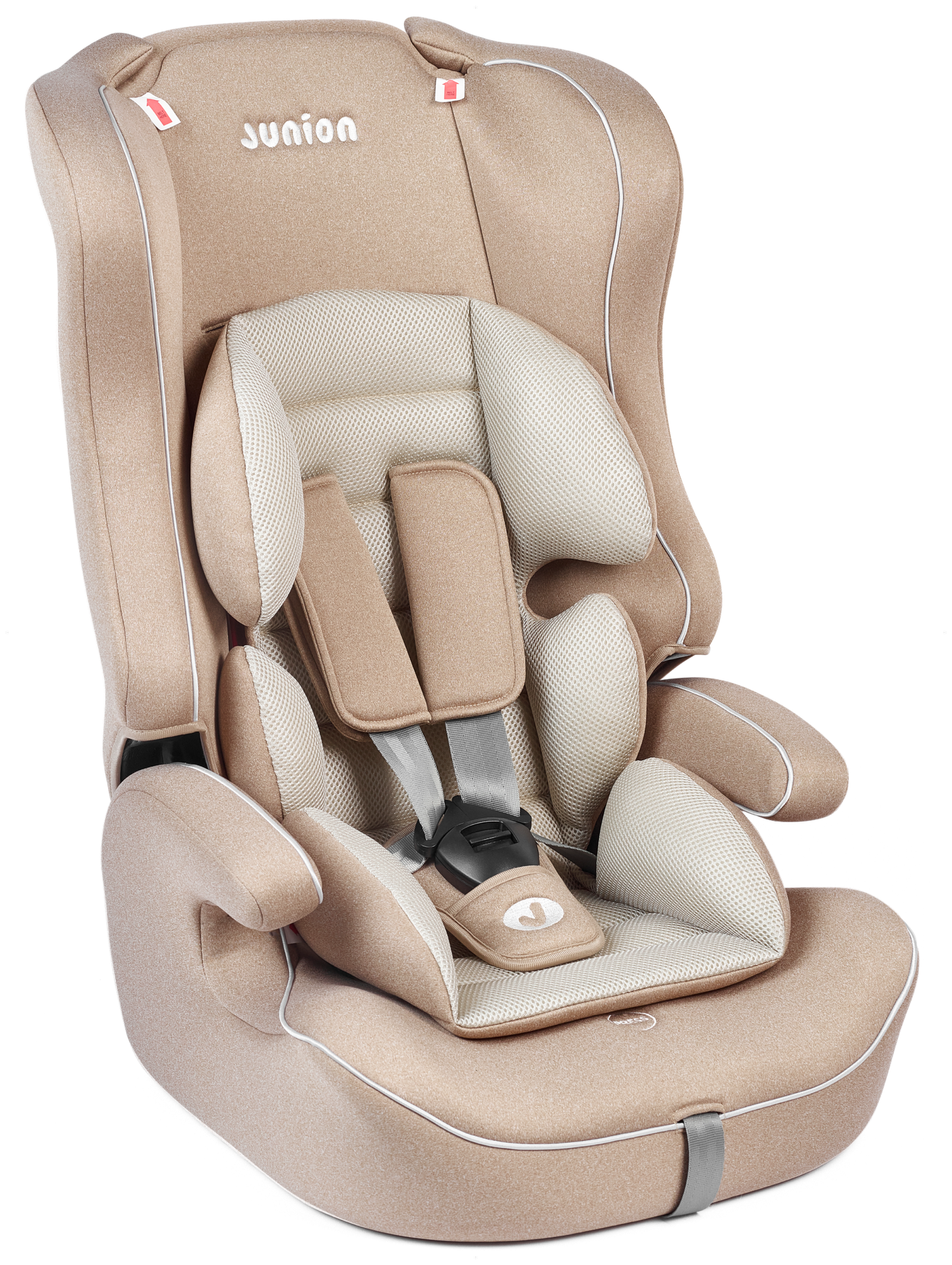 Автокресло Junion Dino Cappuccino группа 1/2/3 (9-36 кг) модель HB616, цвет: beige