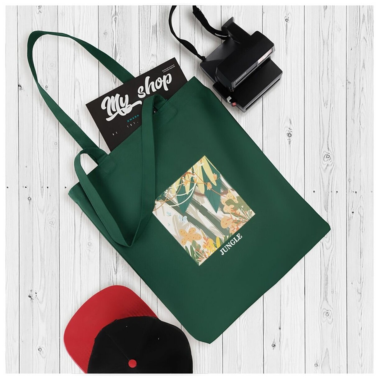 Сумка-шоппер MESHU "Jungle", сумка на плечо, сумка для дополнительных занятий