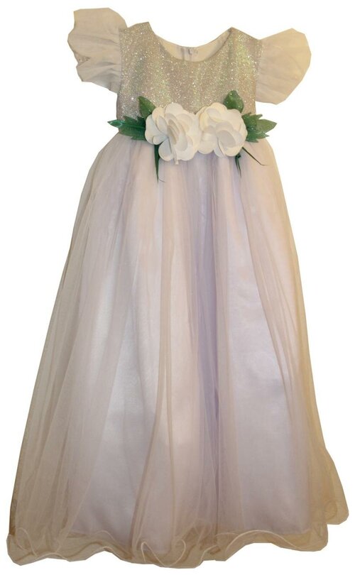 Платье нарядное, размер 116-122, белый