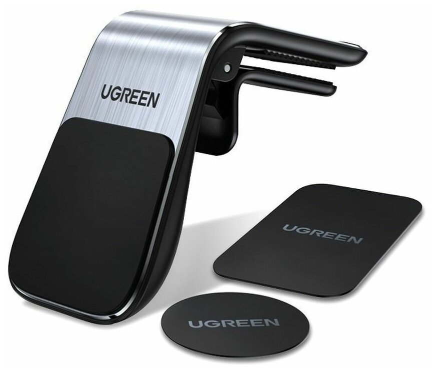 Магнитный держатель для телефона в автомобиль UGREEN LP290 (80712B) Waterfall Magnetic Phone Holder. Цвет: черный