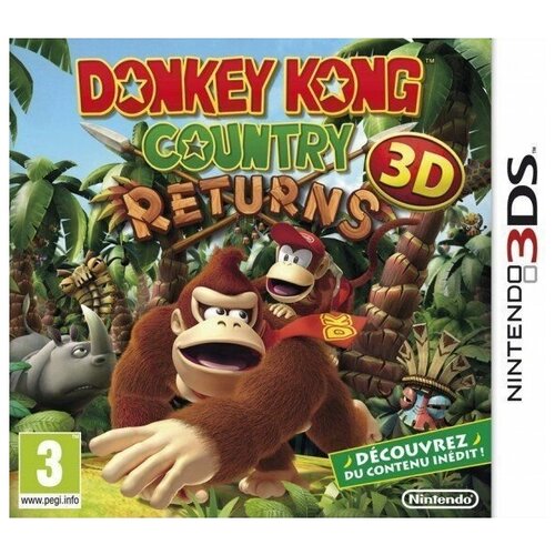 Donkey Kong Country Returns 3D (Nintendo 3DS) английский язык