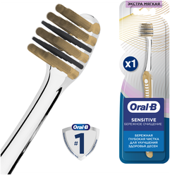 Мануальная Зубная щетка Oral-B Pro-Expert Sensitive Бережное очищение Экстра мягкая, 1 шт