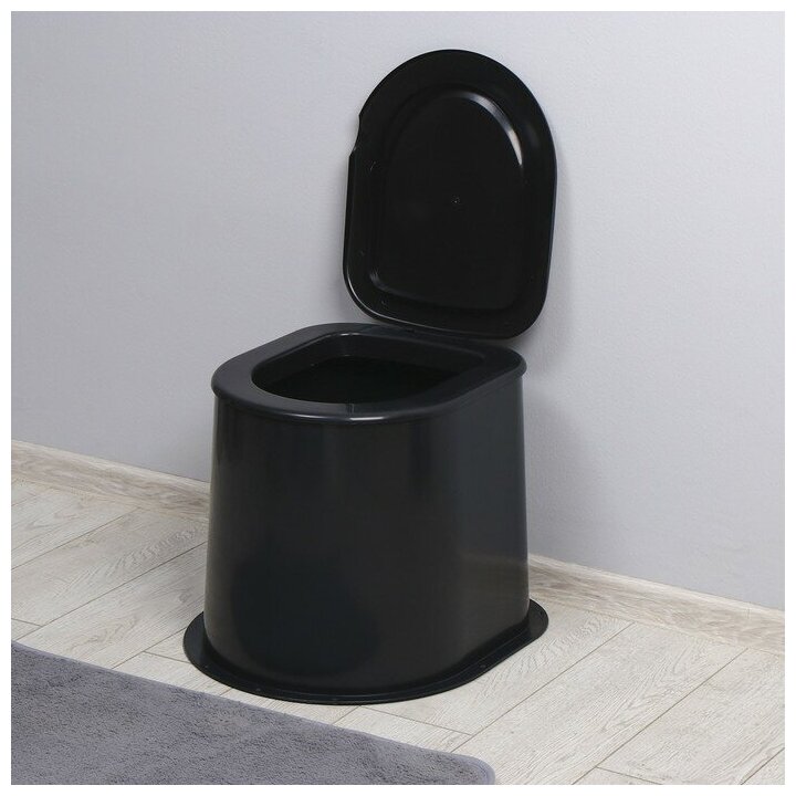 Туалет дачный, h = 35 см, без дна, с отверстиями для крепления к полу, «Эконом» - фотография № 6