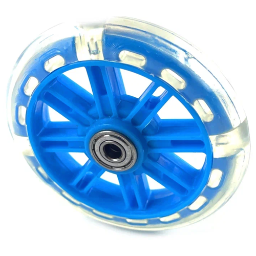 Колесо для самоката 120 мм с подцветкой синее