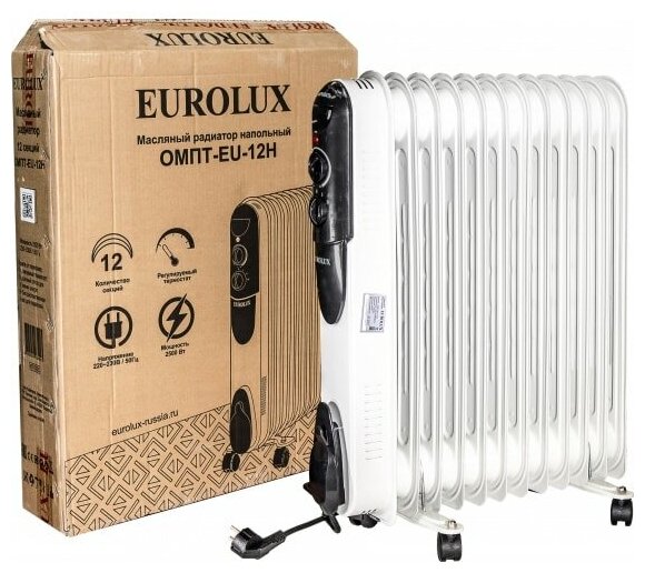 Масляный радиатор ОМПТ-EU-12Н Eurolux - фотография № 6