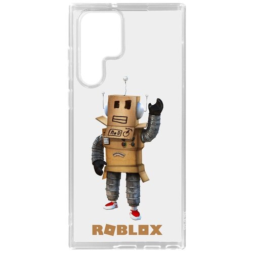 Чехол-накладка Krutoff Clear Case Roblox-Мистер Робот для Samsung Galaxy S22 Ultra