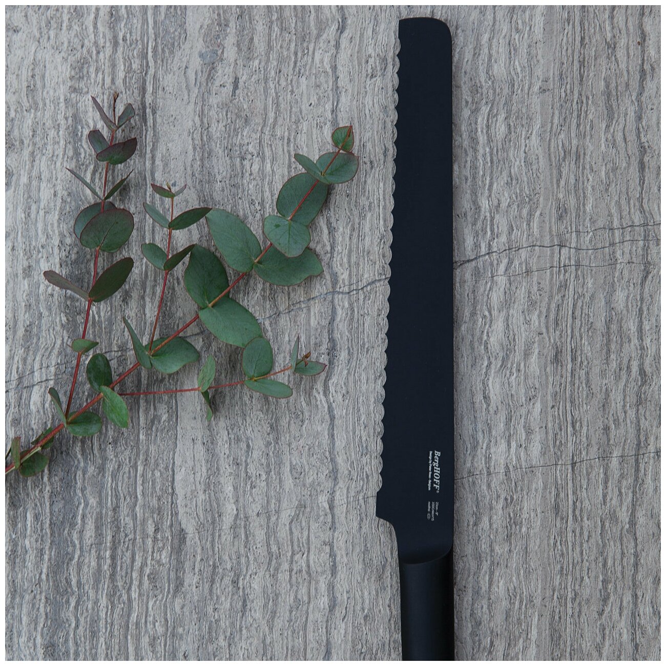 Ron нож для хлеба 23 см (черный) BergHOFF (8500543) - фото №3