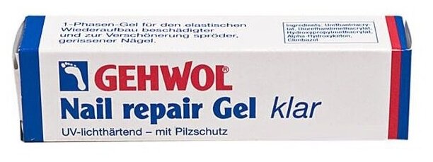 Gehwol Восстанавливающий гель для протезирования Nail Repair Gel, 5 мл
