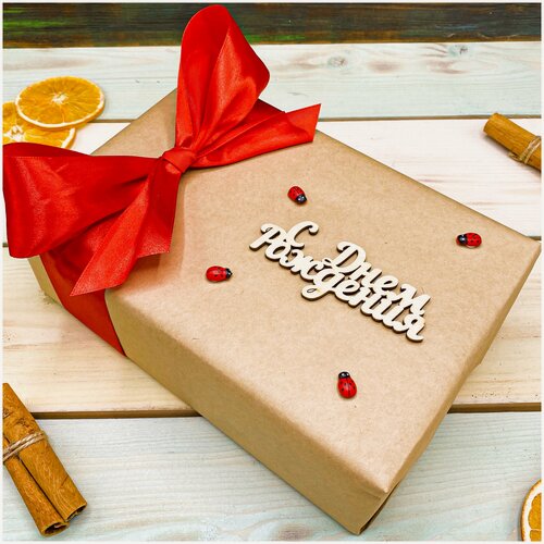 Изображение товара Подарок ко дню рождения женщине, Набор чая и сладостей, Подарочный набор из 3-х видов чая "Алый бант"