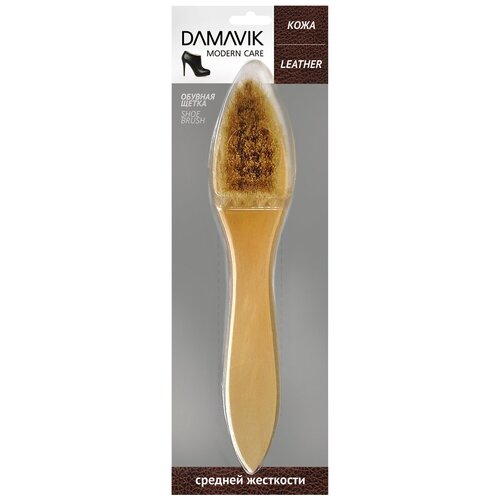 Щетка обувная из натурального ворса Damavik средняя жесткость