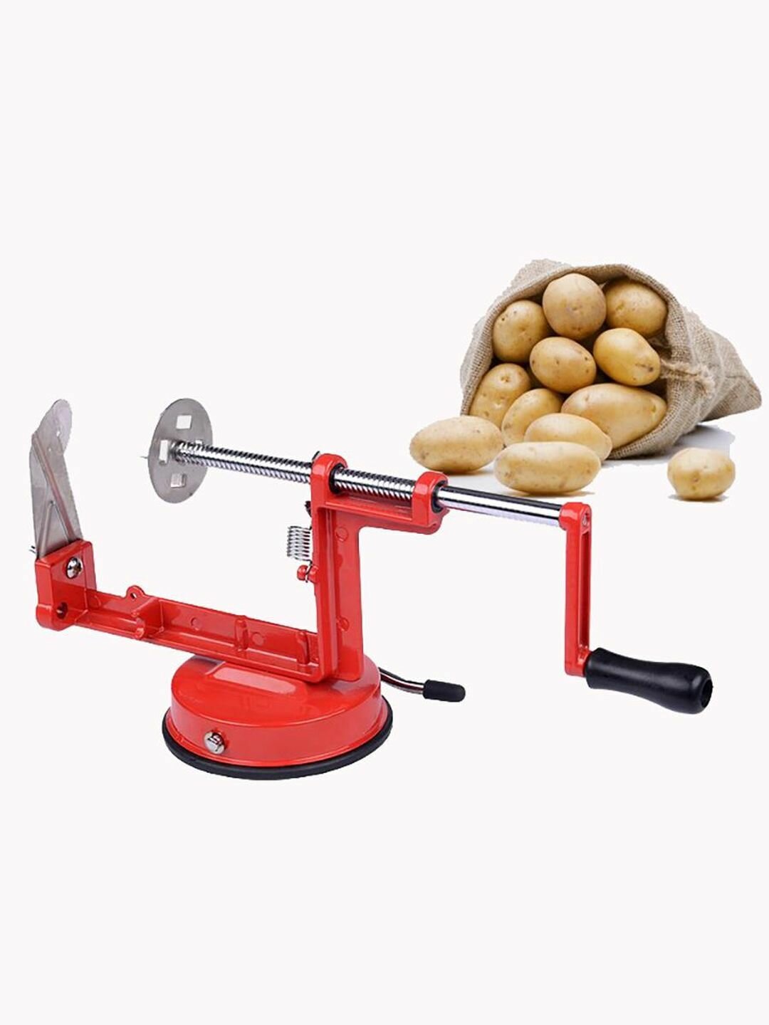 Машинка для нарезки картофеля спиралью со шпажками Spiral Potato Slicer