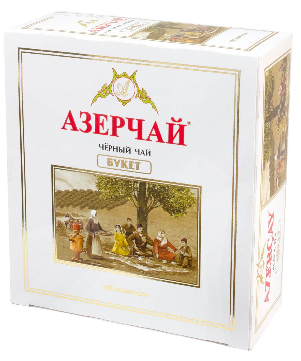Чай черный азерчай Букет, 100пак