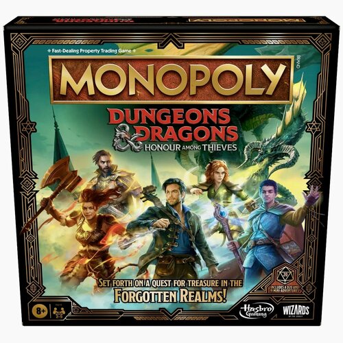 archer jeffrey honour among thieves Настольная Игра монополия Monopoly Dungeons & Dragons: Honour Among Thieves Коллекционное издание Monopoly