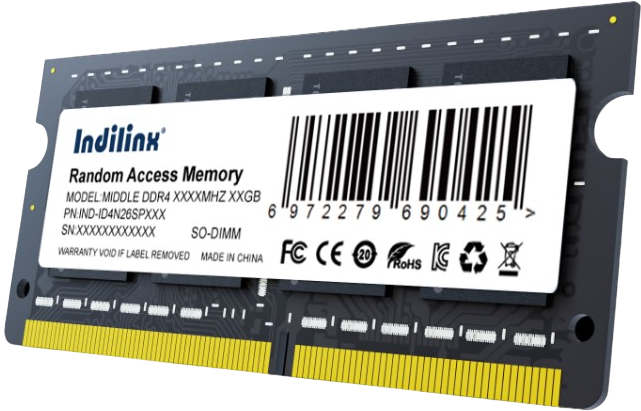 Оперативная память 32Gb DDR4 3200MHz Indilinx SO-DIMM (IND-ID4N32SP32X)