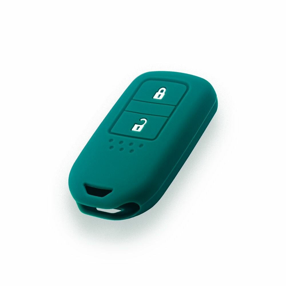Чехол для ключа Honda, 2 кнопки, Зеленый — фото 1
