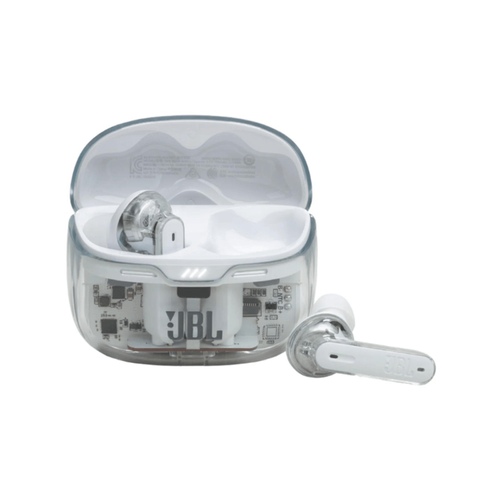 Наушники вкладыши JBL TUNE BEAM GHOST белый беспроводные bluetooth в ушной раковине JBLTBEAMGWHTAS 8500₽
