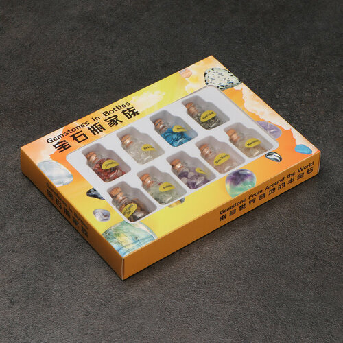 Коллекция кристаллов в баночке 9 баночек 1395₽