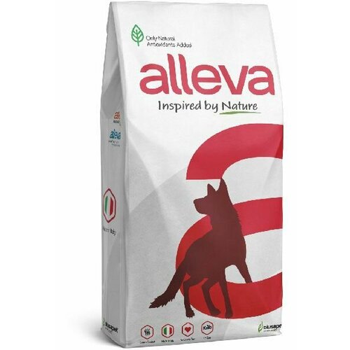 Корм Alleva Holistic для взрослых собак мелких пород с океанической рыбой, коноплей и алое вера, 12 кг