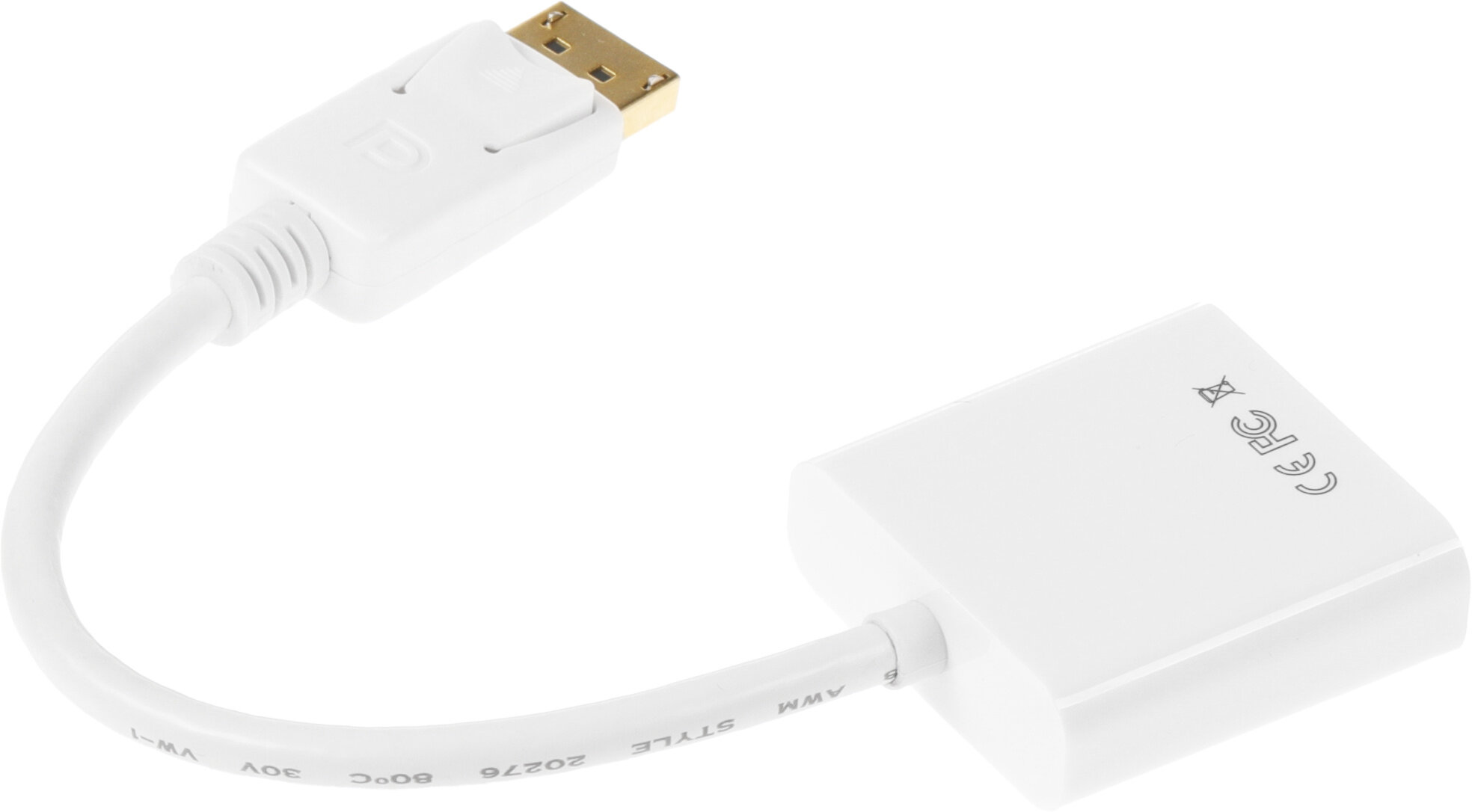 Переходник DisplayPort (m)/DVI (f) Noname - фото №6