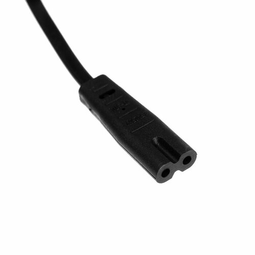 Кабель питания CablexpertPC-184/2-0.5M, CEE 7/16 - C7, 2-pin, 2.5 А, 0.5 м, черный кабель питания аудио видео cablexpert pc 184 2 1м 1м cee 7 16 c7 2 pin 2х0 5 черный пакет