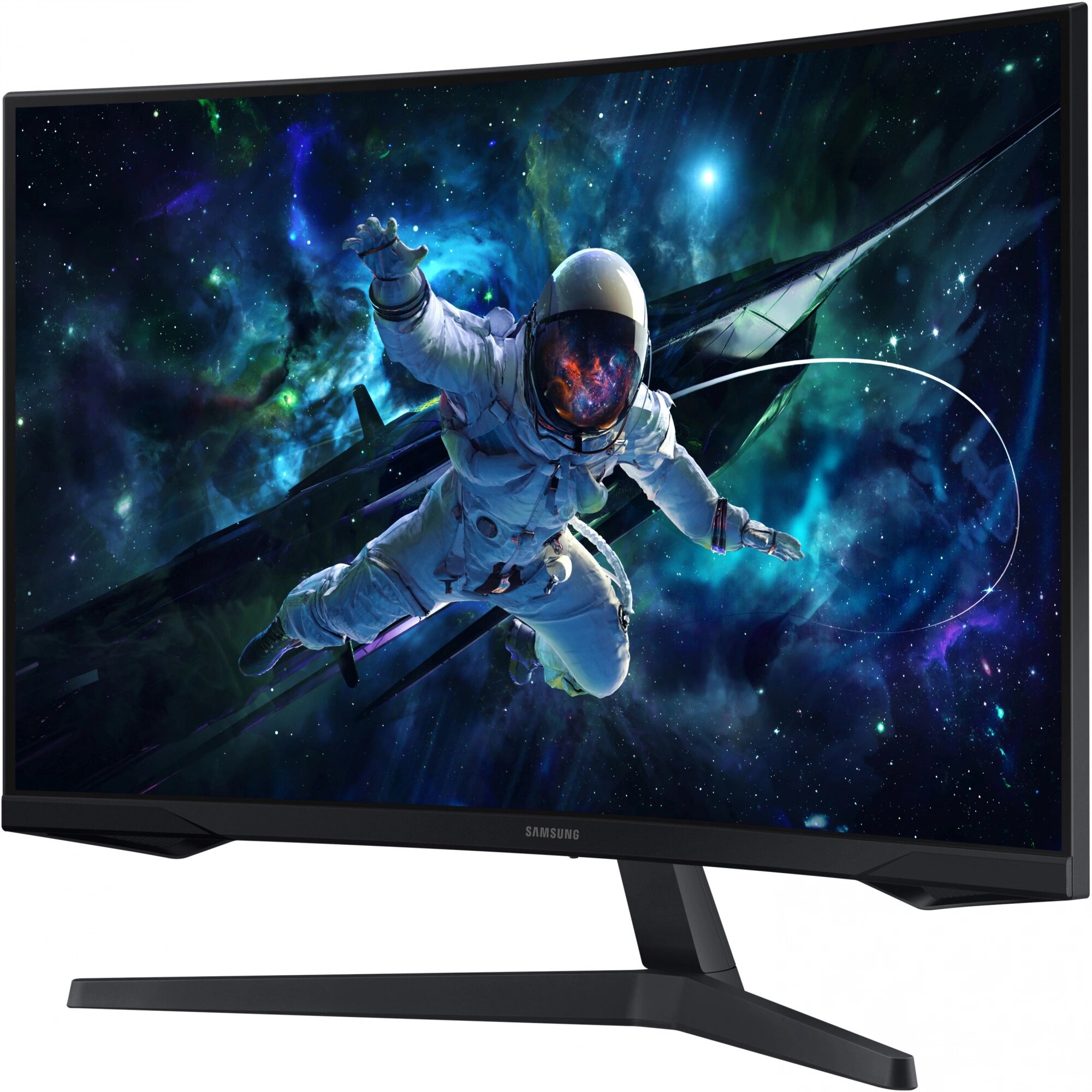 Монитор 32" Samsung черный VA LED 1ms 16:9 HDMI M/M матовая 300cd 178гр/178гр 2560x1440 165Hz DP 2K USB - фото №4