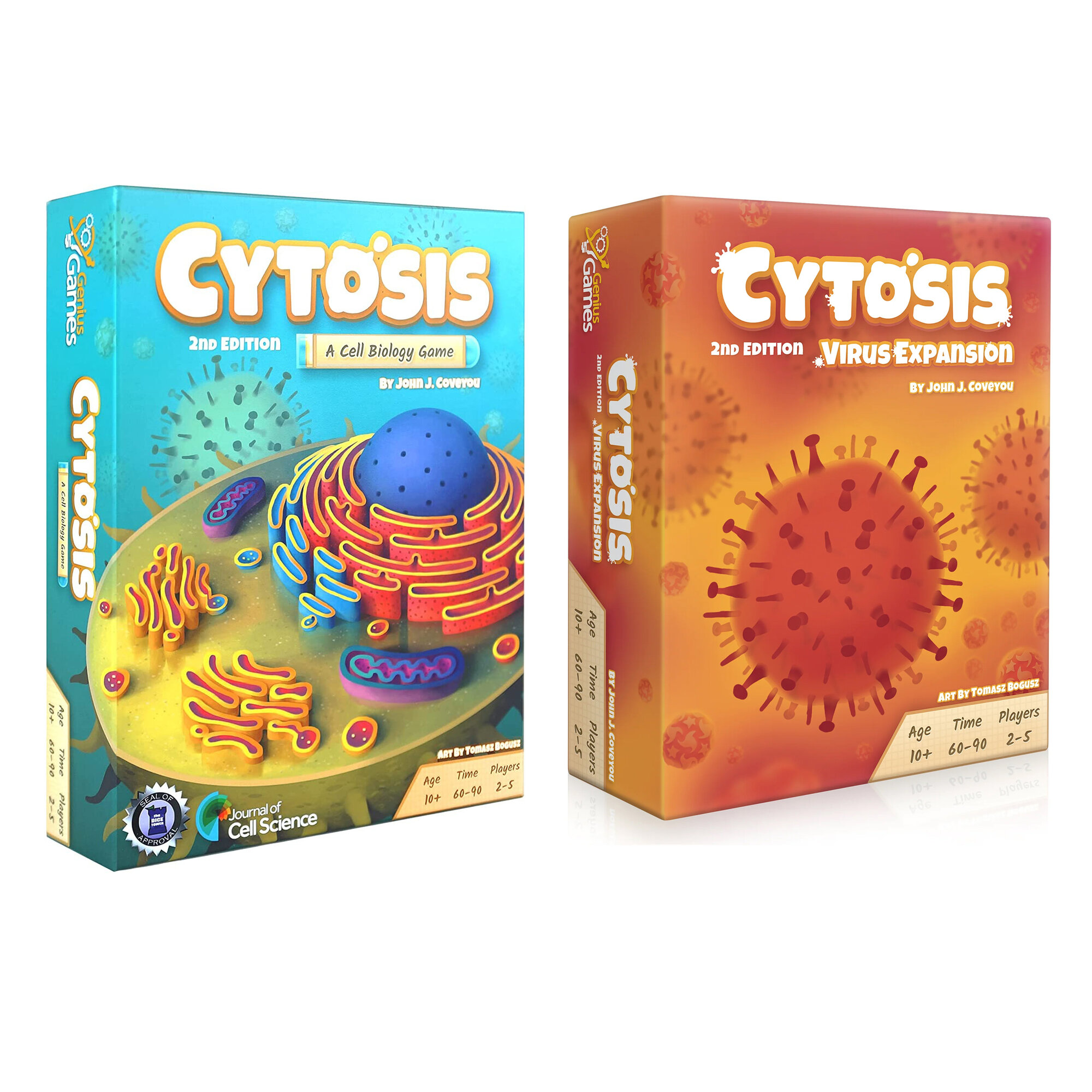 Набор настольная игра Cytosis + дополнение Virus Expansion на английском