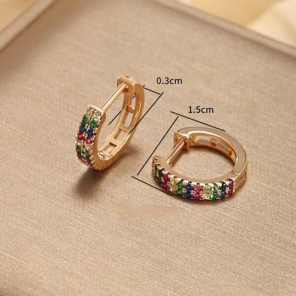 Серьги конго XUPING JEWELRY 