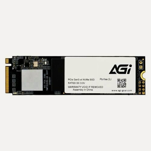 Изображение товара SSD накопитель AGI AI298 AGI512GIMAI298 512ГБ, M.2 2280, PCIe 3.0 x4, NVMe, M.2