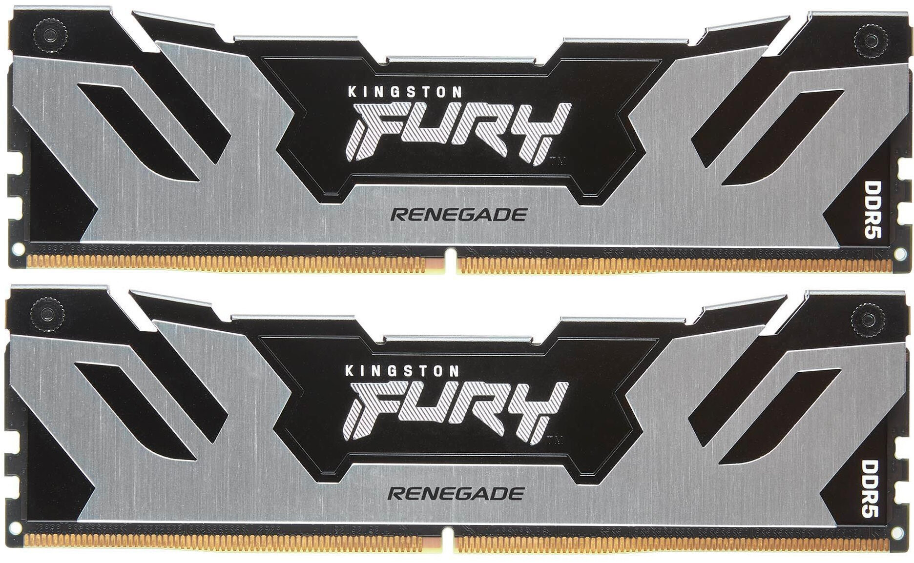 KINGSTON Память DDR5 2x24GB 6400MHz Kingston KF564C32RSK2-48 Fury Renegade Silver XMP RTL Gaming PC5-51200 CL32 DIMM 288-pin 1.4В kit с радиатором Ret KF564C32RSK2-48