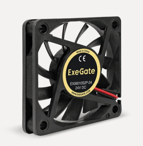 Изображение товара Вентилятор для корпуса Exegate EX06010S2P-24 24В DC 60x60x10мм EX295203RUS