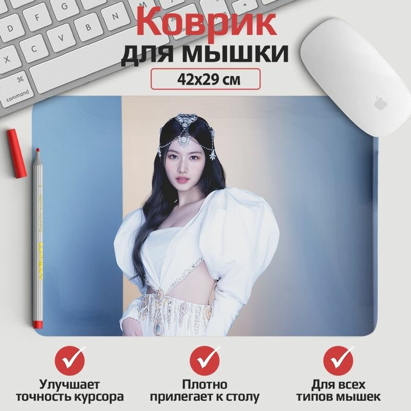 Коврик для мыши TWICE - Наен 42*29 см. Арт. KOW1473