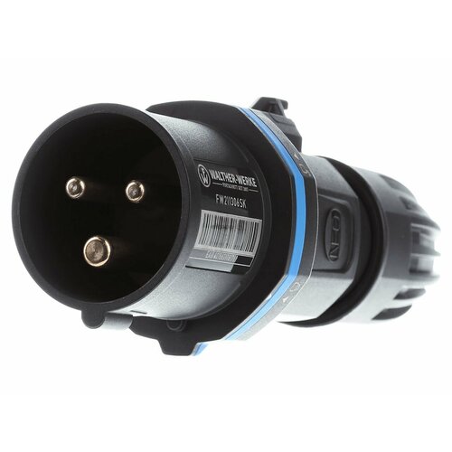 Вилка CEE 16A 3p 6h FW211306SK Walther 4015609081769 5304₽