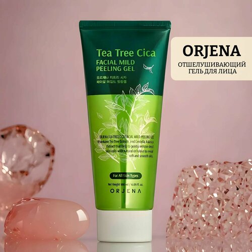 Отшелушивающий гель с экстрактом чайного дерева для лица tea tree cica facial mild peeling gel 999₽