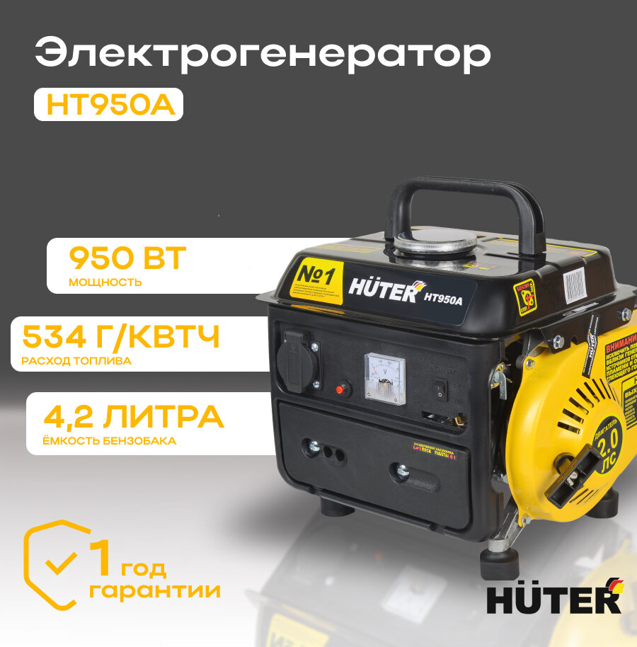 Электрогенератор HUTER HT950A