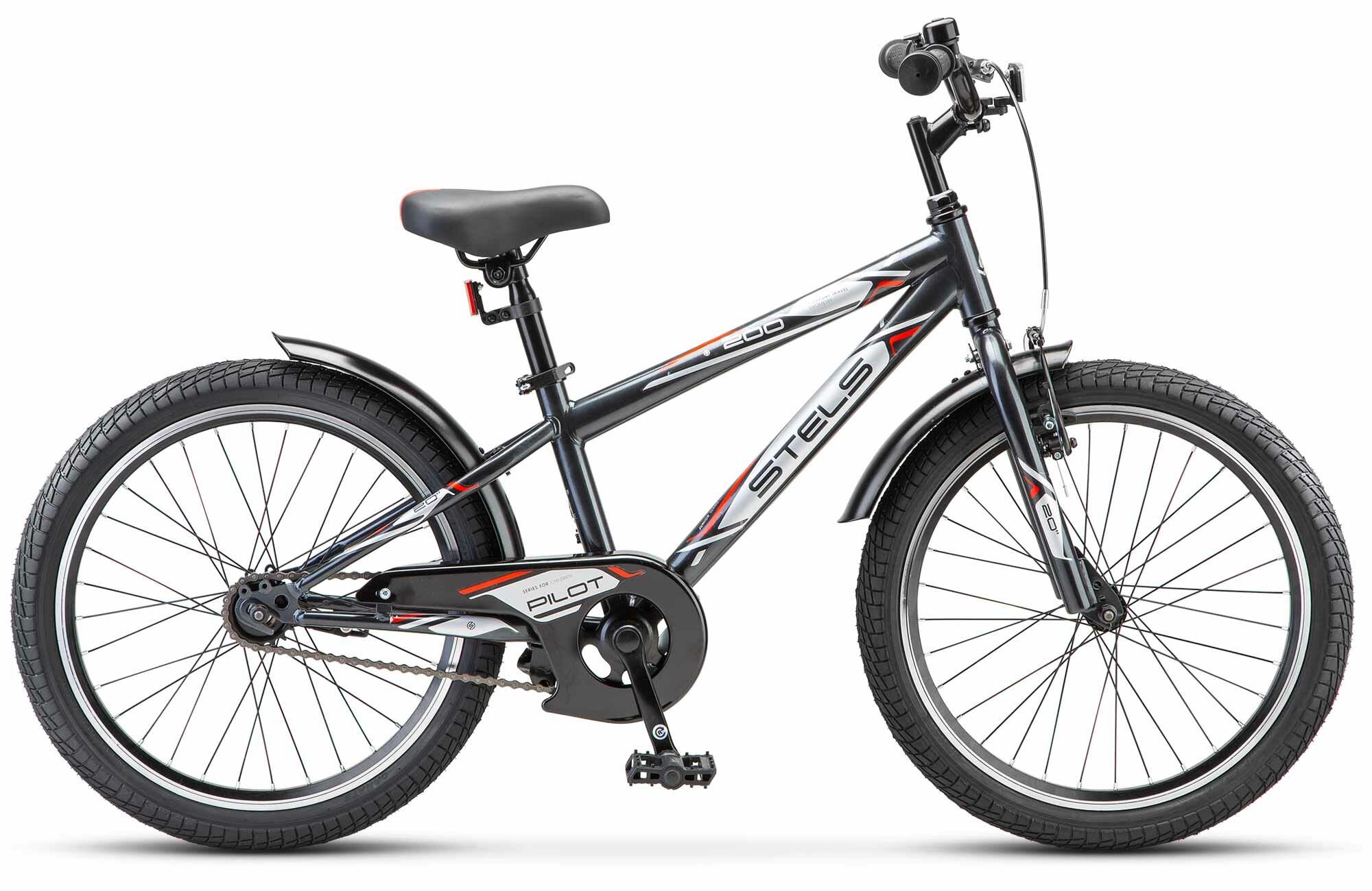 Подростковый велосипед STELS Pilot 200 VC 20" Z010 Темно-серый (требует финальной сборки) 2024