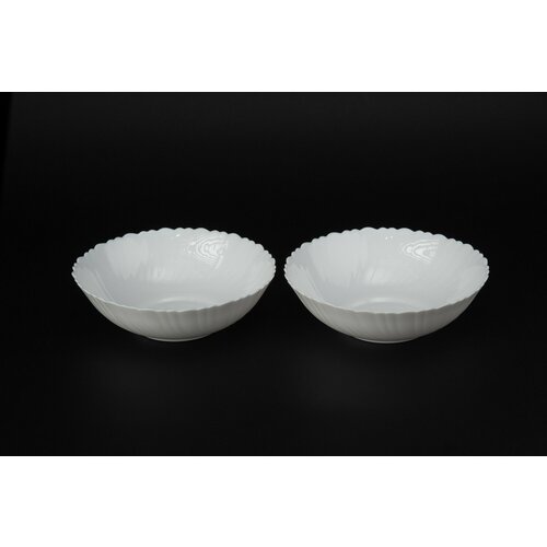 Салатник 1000 мл стеклокерамический белый Комплект - 2 шт 563₽