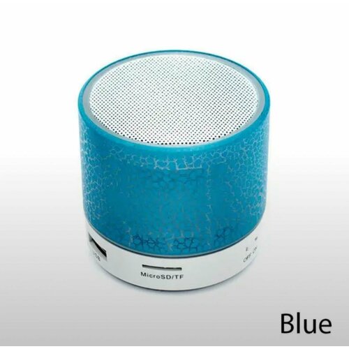 Колонка блютуз Цветомузыка USB Micro SD - Синий 65000₽