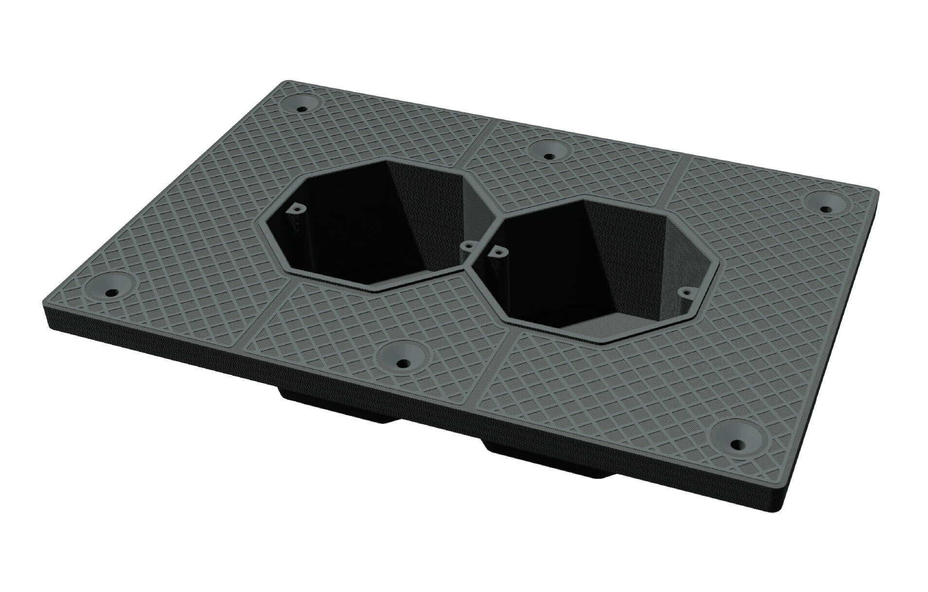 фото Подрозетник звукоизоляционный Ультракустик, на 2 поста