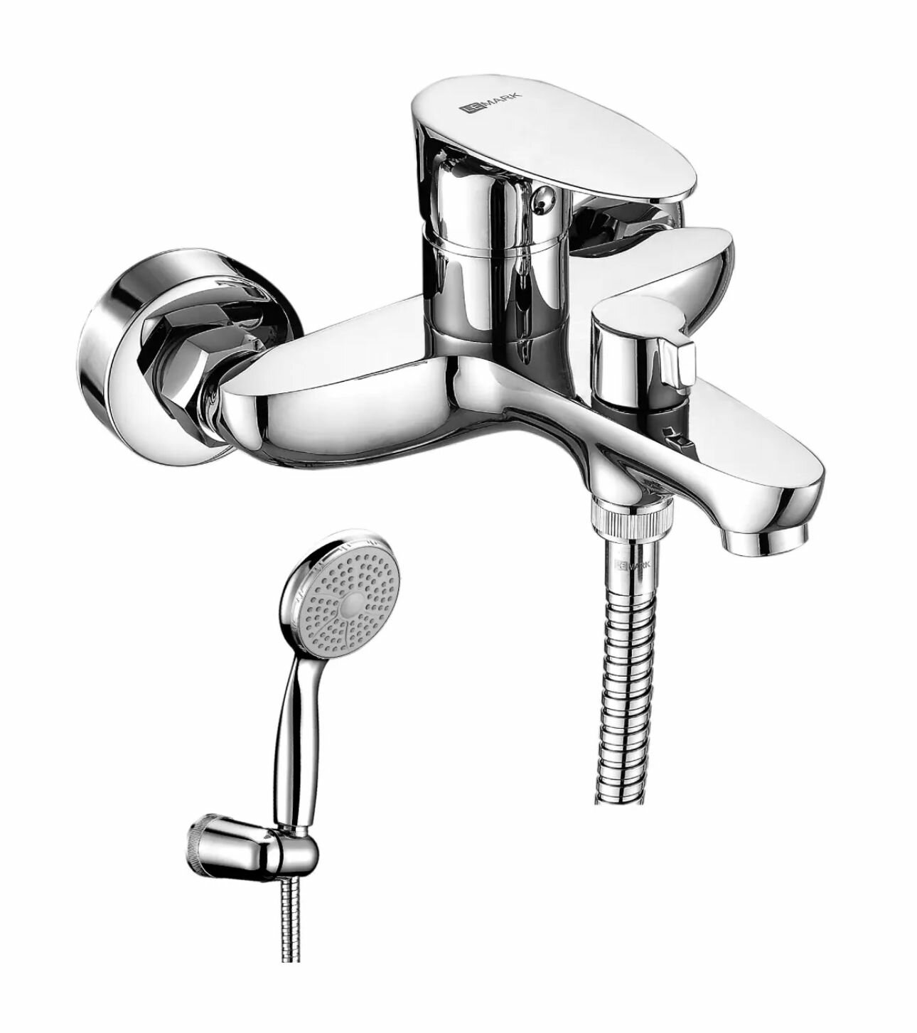 фото Смеситель для ванны Lemark Nero LR0214C однорычажный с лейкой и шлангом цвет хром