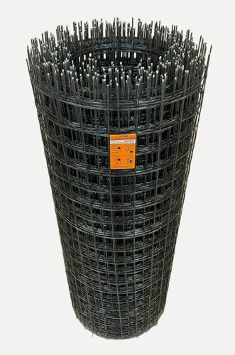 Изображение товара Сетка строительная ГОСТ 2,5 мм ячейка 50*50 мм 1*25 м рулон (25м2) стеклокомпозитная "Арматура Композит"