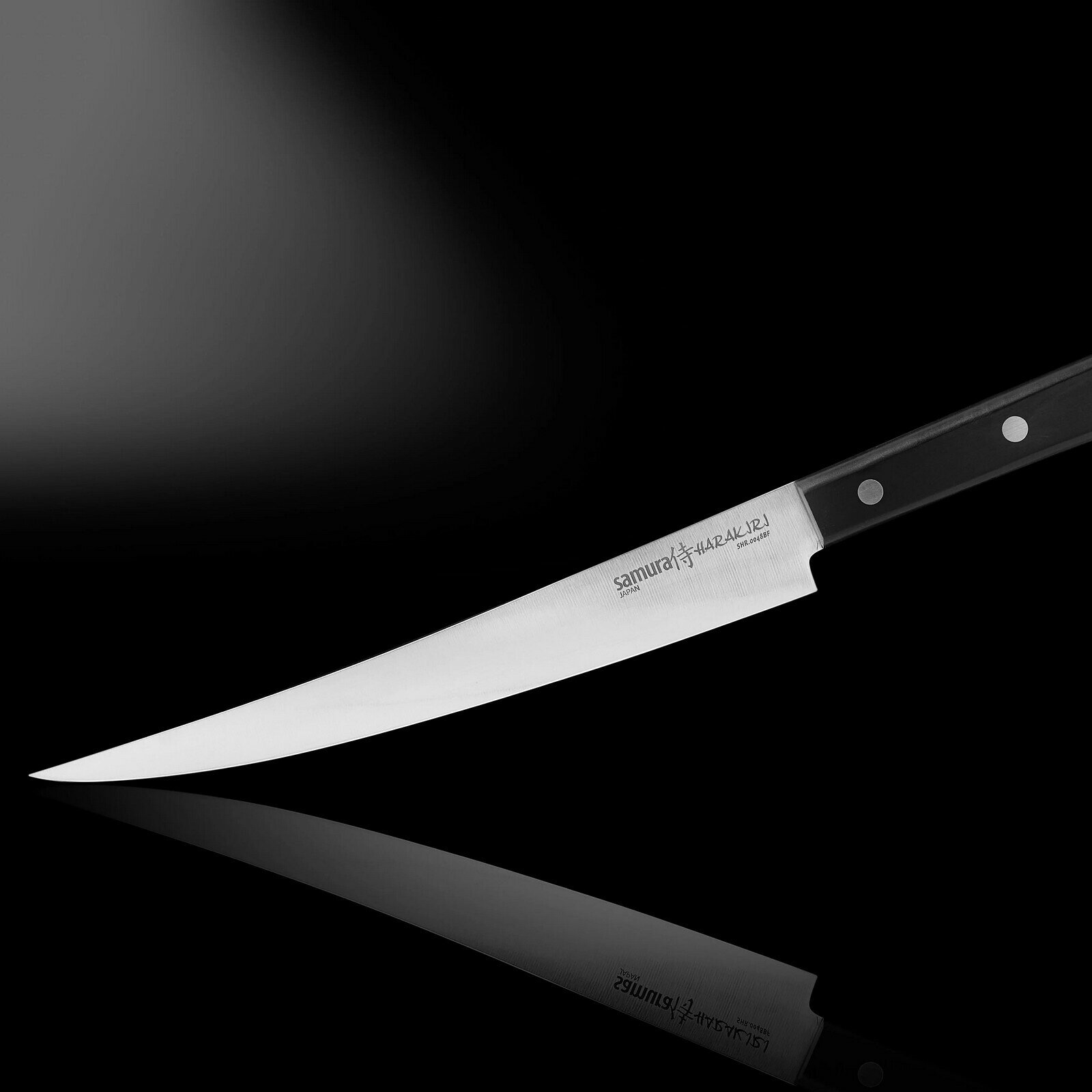 Нож кухонный поварской Samura Harakiri филейный для мяса рыбы профессиональный SHR-0048BF — фото 1