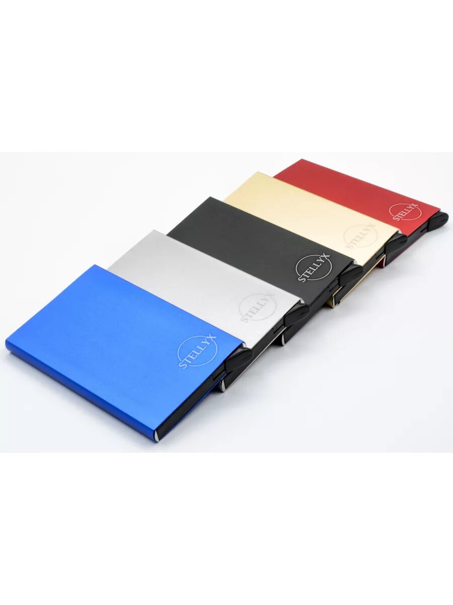 Визитница STELLYX, фактура зернистая, синий — фото 1
