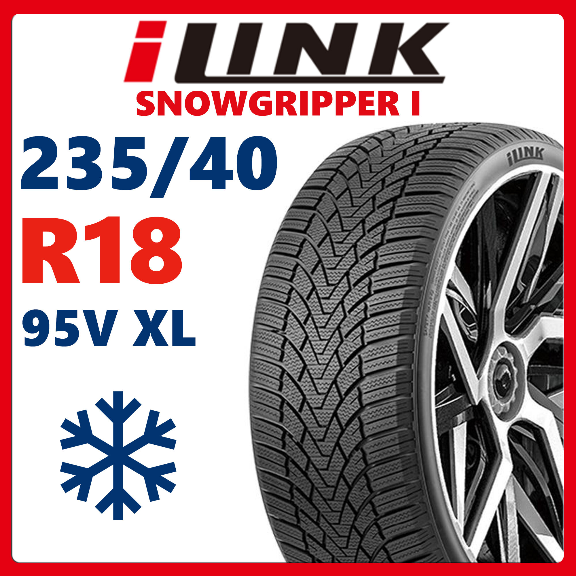 Шины зимние iLink SNOWGRIPPER I 235/40R18 95V XL