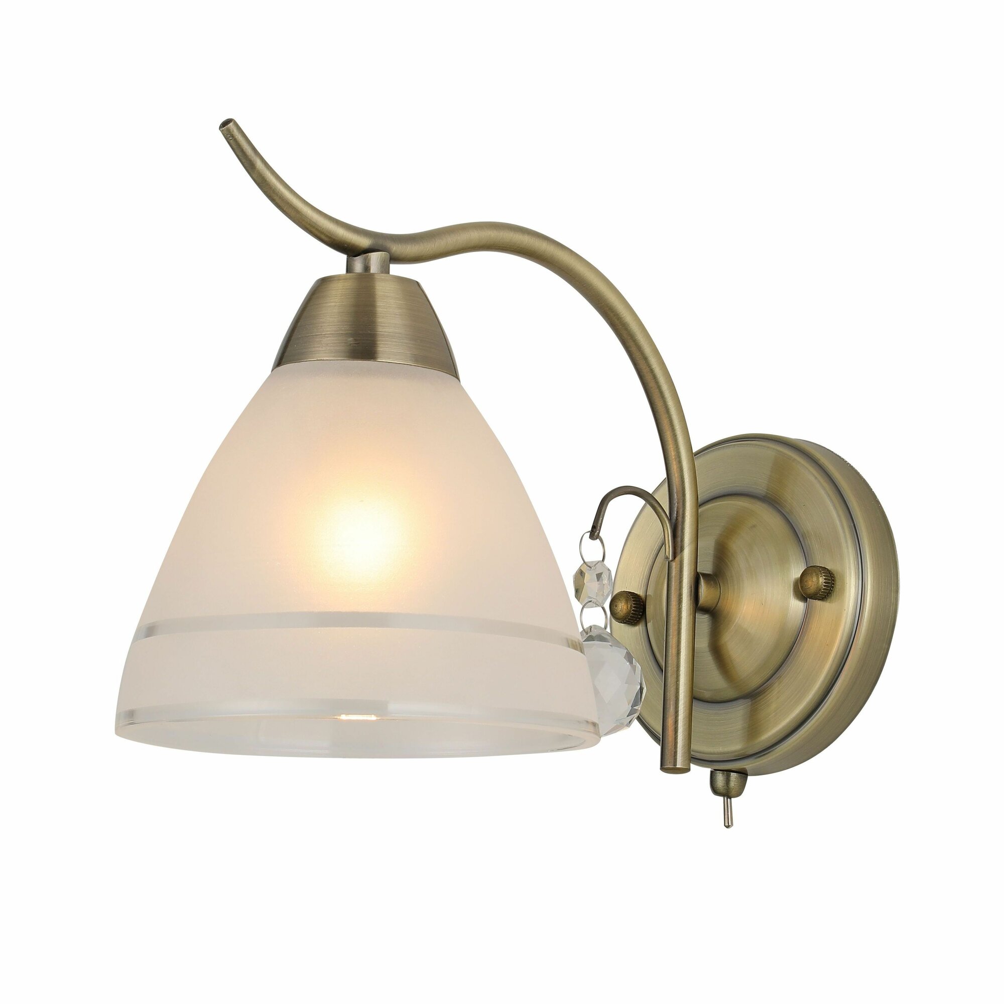 Cветильник настенный A046/1 цвет основания -бронза 1хE27х60Вт