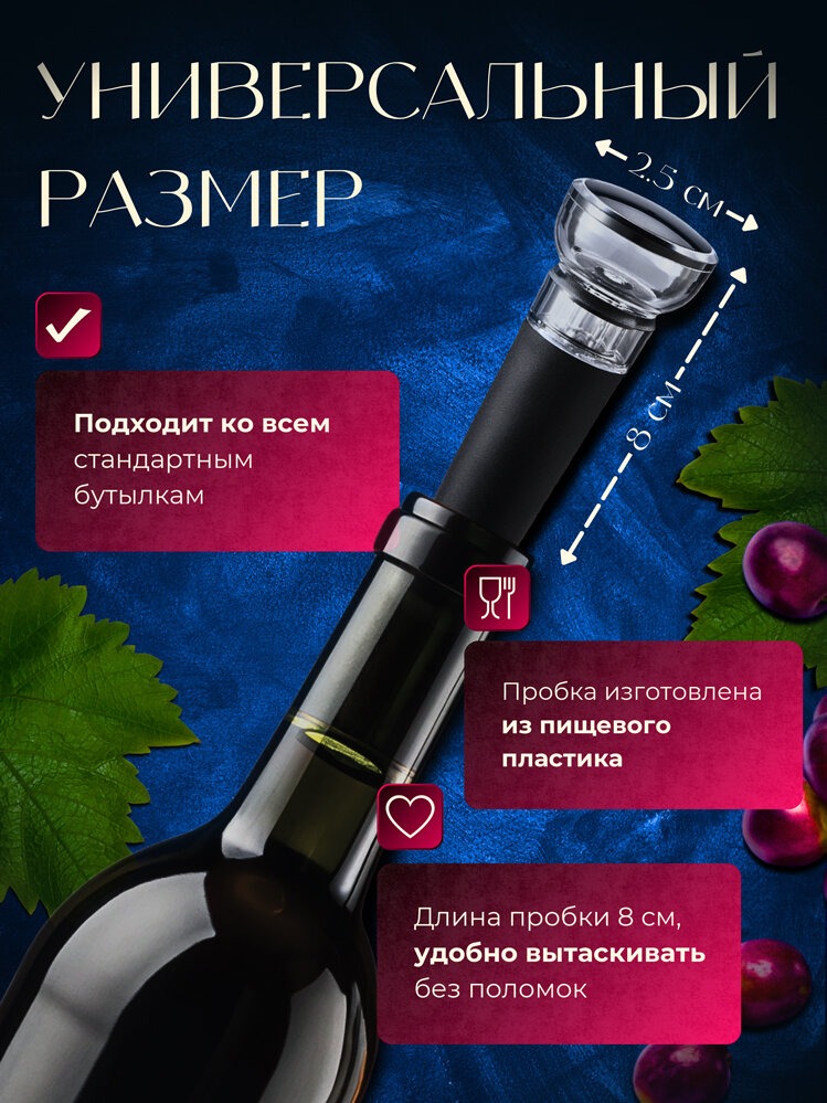 Картинки Вакуумная пробка для вина