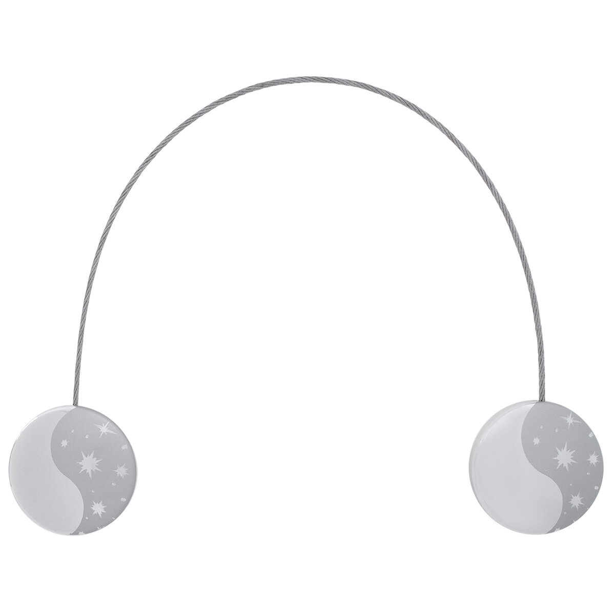 Подхват для штор магнитный, диаметр 4,5 см, длина троса 30 см, SmolTex (1Н)