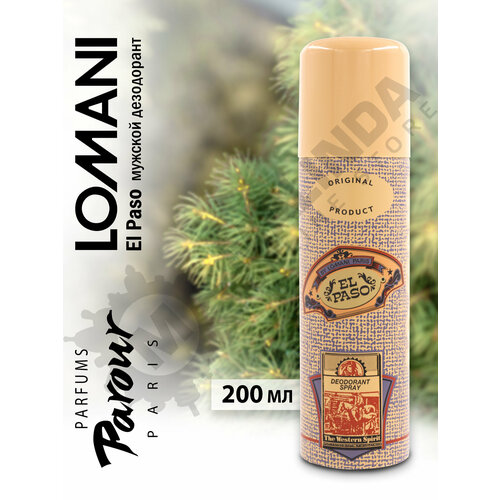 Lomani Мужской El Paso Дезодорант-спрей (spray) 200мл